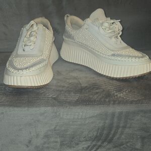Dolce Vita Cream Platform Sneakers